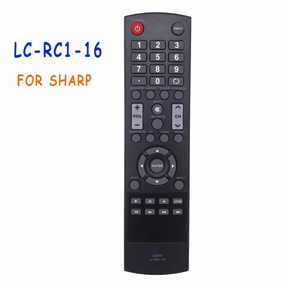 Originalus Naujas Nuotolinio Valdymo Sharp LCD TV LC-RC1-16, LC-32LB370 LC-32LB370U LC-32LB480U LC-40LB480U LC-50LB370