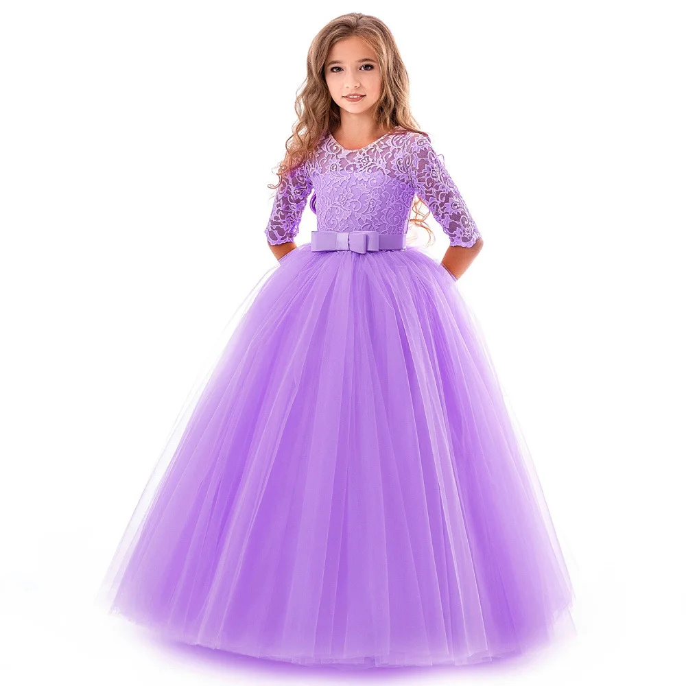 Vaikai Princesė Mergaičių Šalis Nešioti Vaikams Kalėdų Dress Mergaitė Gimtadienis Suknelė Baby Girl Vestuvių Pokylio Drabužių 3-14 metų