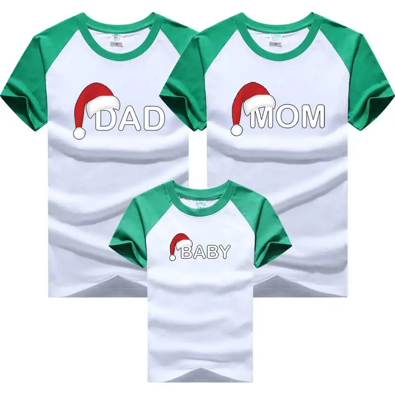 Šeimos Atrodyti T-shirt Kalėdų Elnių Šeimos Atitikimo Drabužius Motina Dukra Drabužius, Motina, Sūnus, Komplektai, Medvilnės Tėtis, Sūnus Drabužiai
