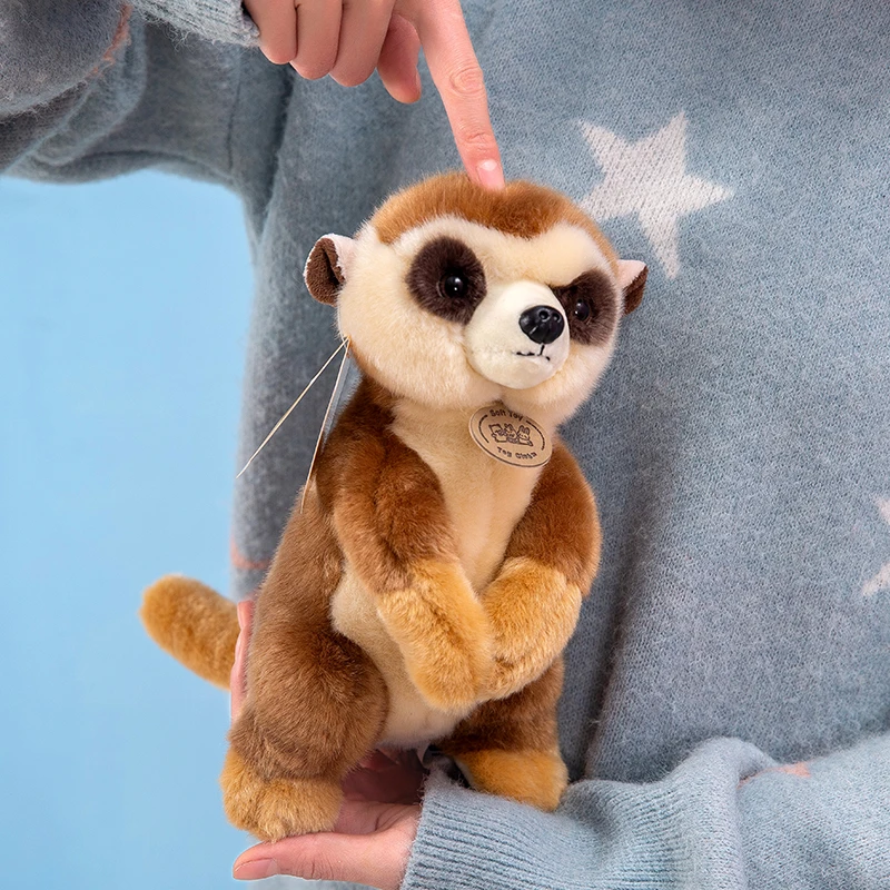 Candice guo! mielas pliušinis žaislas gražių animacinių filmų gyvūnų žymeklį Meerkat minkšti kimštiniai lėlės apdailos vaikas, gimtadienio, Kalėdų dovana 23cm 1pc