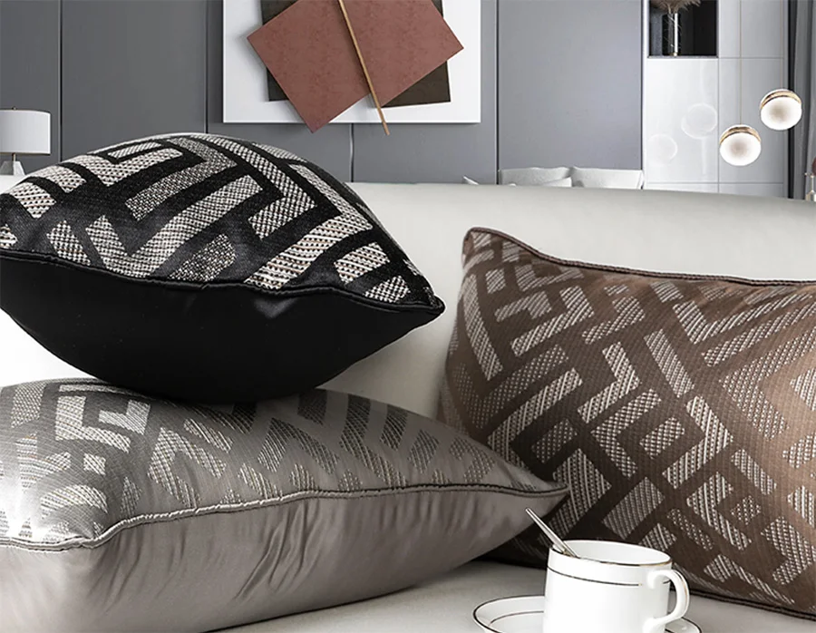 Derliaus bičių dekoratyvinis mesti pagalvę/almofadas atveju 30x50 45 50,juoda pilka geometrinis mėlyna žalia pagalvėlė padengti namų dekoravimo