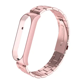 Už Xiaomi Mi Juosta 5 Dirželis Metalo Rankogaliai Nerūdijančio Plieno Apyrankė Mi juosta 5 Dirželis Raištį Accessoriess Psichikos Watchband