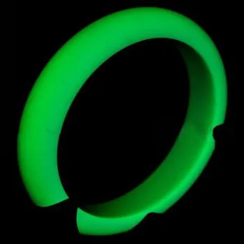 Natūralios šviesos brangakmenio originalus akmens apyrankė naktį pearl žėrintis green jade bangle moterų Žalia šviesa apyrankės