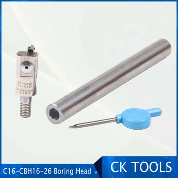 Mažas gręžinių gręžimo įrankis mažas, vidinės skylės C16-CBH16.2-19.8 16mm CNC neatsiejama bauda nuobodu baras RBN16 cnc gręžimo sistema