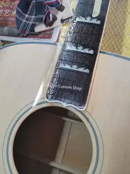 Nemokamas pristatymas medaus sprogo soundhole eq medžio masyvo viršuje akustinis folk gitara jumbo kūno liepsna klevas kietas eglės akustine gitara