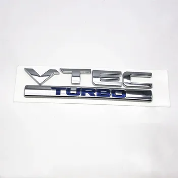 Honda Civic VTEC TURBO turbina Galinis Kamieno Logotipas, Emblema Hečbekas Atnaujinti modifikuotų kūno kamieno logotipas