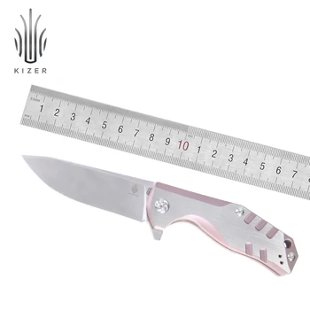 Kizer sulankstomas peiliukas edc peilis KI4461A2 Kesmec naudinga iš titano, peilis medžioklės kempingas