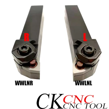 WWLNR/WWLNL 1616K08 WWLNR/WWLNL 2020K08 WWLNR/WWLNL 2525M08 WWLNR/WWLNL 3232P08 95 Laipsniu CNC Tekinimo Įrankis WNMG įterpti