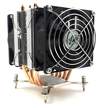 CPU Aušintuvo Aušinimo Ventiliatorius AMD 1155 1366 Bendrojo 6 Šilumos Vamzdžio CPU Fan 4-Wire Temperatūros Kontrolės, Jokios Šviesos Vieno Ventiliatoriaus