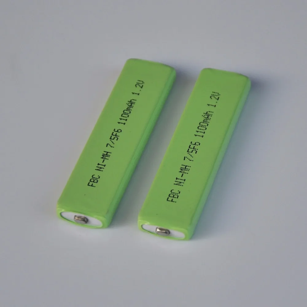 1-10VNT 1.2 V Ni-Mh 7/5F6 baterija 67F6 1100mAh 7/5 F6 Kramtomoji Guma langelį Walkman MD, CD, kasečių grotuvas