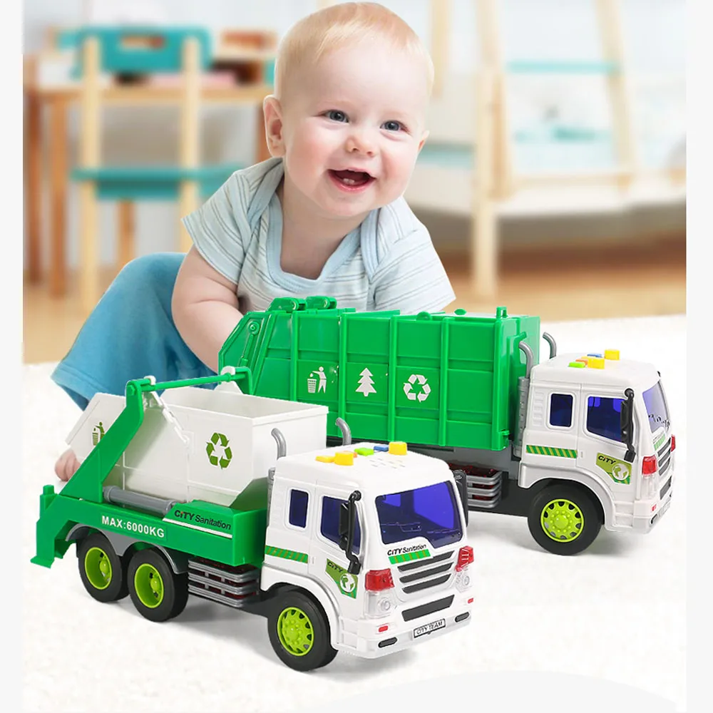 1:16 šiukšliavežis žaislas šiukšlių surinkėjas pelenų Mini Lydinio Diecast Automobilio Modelio, Žaislai, Transporto priemonės, Žaislai, Vaikams, Boys 2 užsakymus