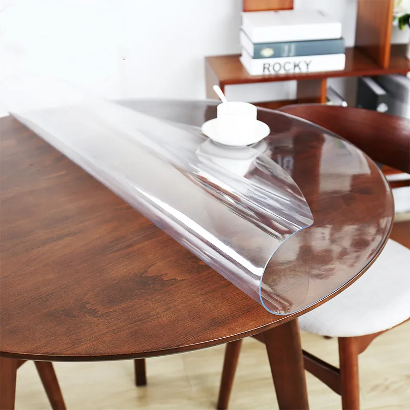 1,5 mm storio pvc staltiesių skaidrus namų virtuvėje oilproof lentelė apima naftos staltiesė stiklo minkšta šluoste placemats placepads