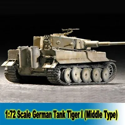 1:72 Masto Vokietija Tigras (Viduryje Tipo) Surinkimo Modelis rinkiniai 07243 Bakas Builing Rinkiniai Nemokamas Pristatymas