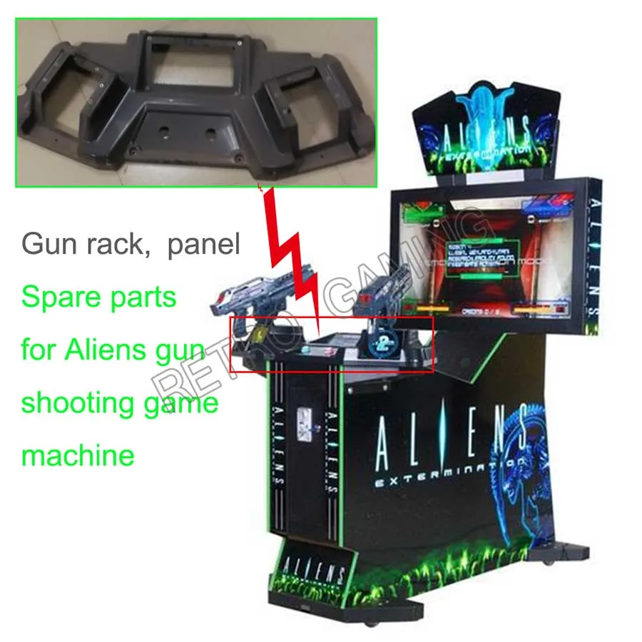 1 vnt Ginklą rack / Plastikinis skydelis UŽSIENIEČIŲ / Rojus Simuliatorius Vaizdo Arcade šaudymo Žaidimas Mašina 3 1. Ultra Ugnies dalys