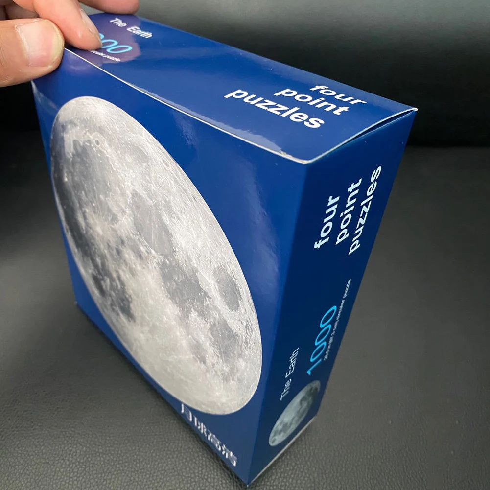 1000Pcs/Set 3D Mėnulio Žemė Popieriaus Pjūklelis dėlionės (Galvosūkiai) Švietimo Žaislas 