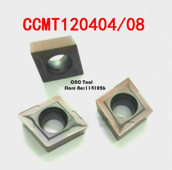 10VNT CCMT120404/CCMT120408 karbido CNC įdėklai,CNC tekinimo įrankis,taikomos nerūdijančio plieno ir plieno apdirbimas, įdėkite SCLCR/SCKCR