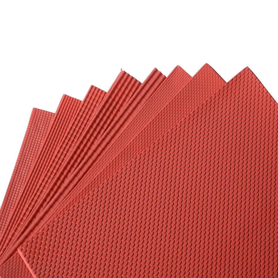 10vnt/daug 20*30cm Pvc Raudonos Spalvos Lapas Architektūros modelių Kūrimo Rinkiniai Žaislas Ho Traukinio Išdėstymas