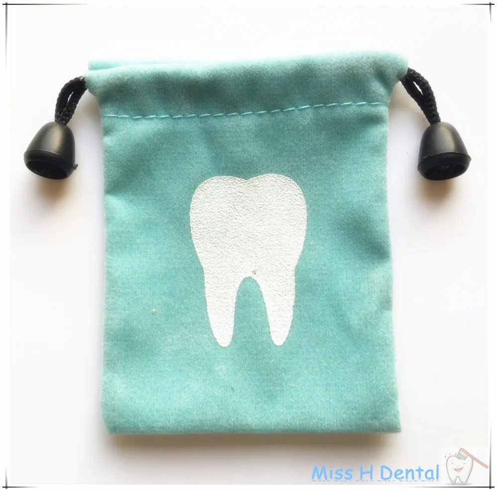 10vnt/set Odontologijos klinika dovanų Lapuočių dantų krepšys kūdikio pirminės dantų atveju pieninių dantų maišelį dantų fėja krepšys