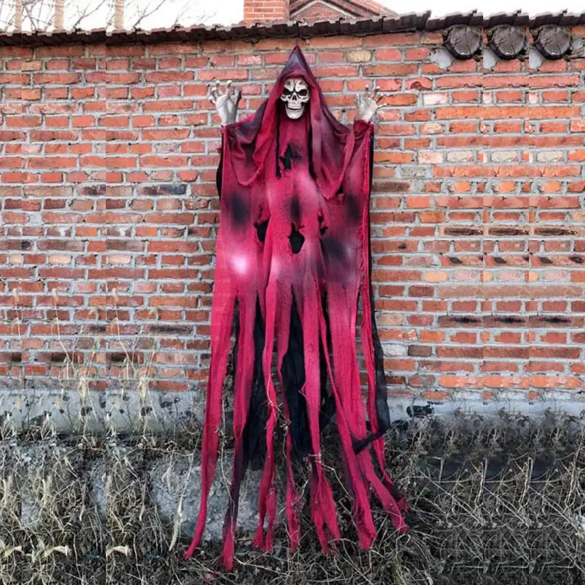 180cm Helovinas Kaukolės Skeletas Kabinti Dvasios Ornamentu Prop 