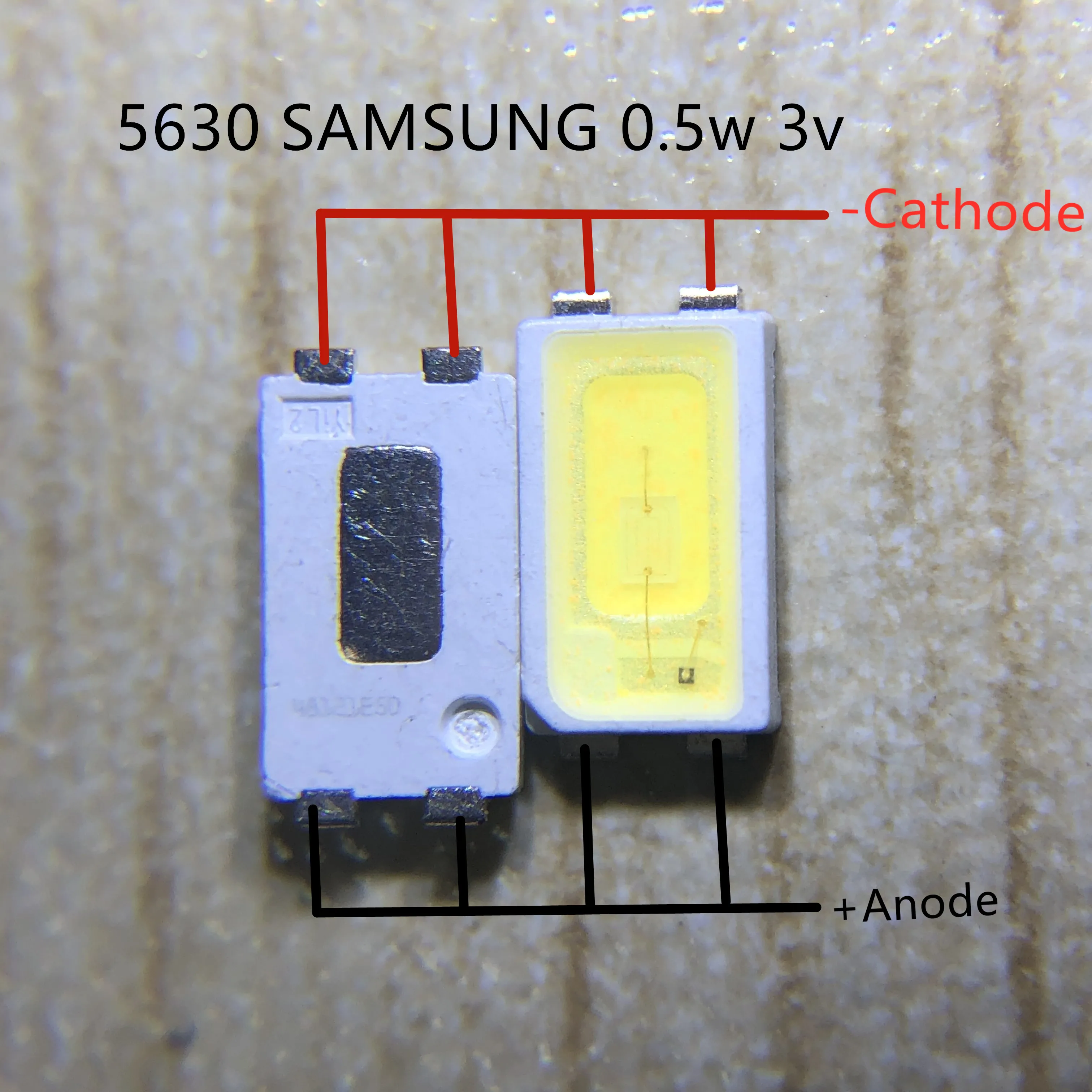2000pcs SAMSUNG LED Apšvietimas 0.5 W 3v 5630 Cool white Backlight LCD TV TV Taikymas SPBWH1532S1ZVC1BIB