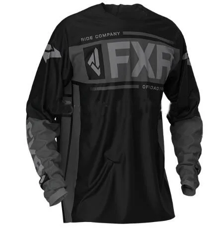 2021 Naujas juodos ilgomis Rankovėmis Kalnų Jersey Motokroso Dviračiai Megztiniai Moto GP Kalnų Dviračių T-Shirt BMX DH FXR Dviračių Drabužiai