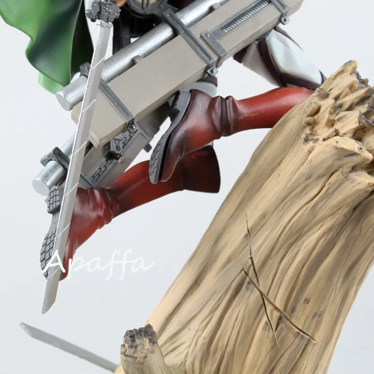 25cm Anime Pav Ataka Titan Levi/Rivaille /Varžovų Akermano 1/8 Masto PVC Veiksmų Skaičius, Žaislų Mūšio Ver. Anime Modelis Žaislas