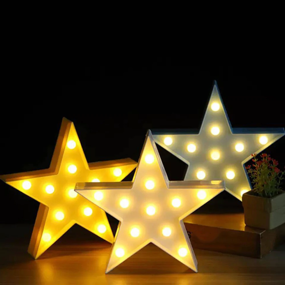 3D LED Nakties Šviesos Mielas Žvaigždė, Mėnulis, Debesis Dizaino Sienos Darbalaukio Papuošalai Vaikams vaikų Darželio Lempos Kalėdų Miegamojo Puošmena