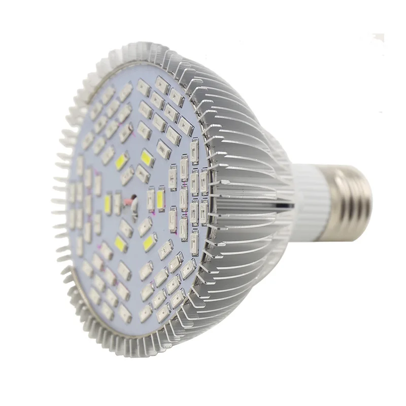 45W/80W E27 LED Augalų Auga Šviesos Hydroponic Apšvietimo Gėlių Hydroponics Sistemos Patalpų Sodas Šiltnamio efektą sukeliančių Augalų Visą Spektrą