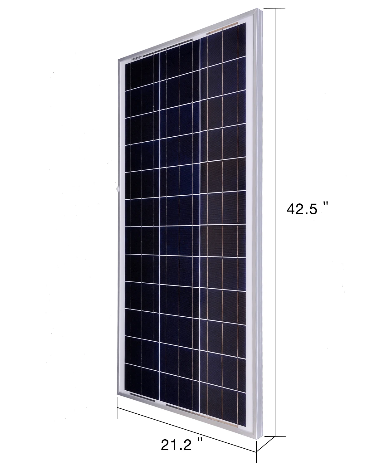 80W saulės skydelis Rinkinys Kinija 18V polikristalinio silicio saulės elementų įkrauti 12V baterijos saulės plokštes namo, 10A valdytojas
