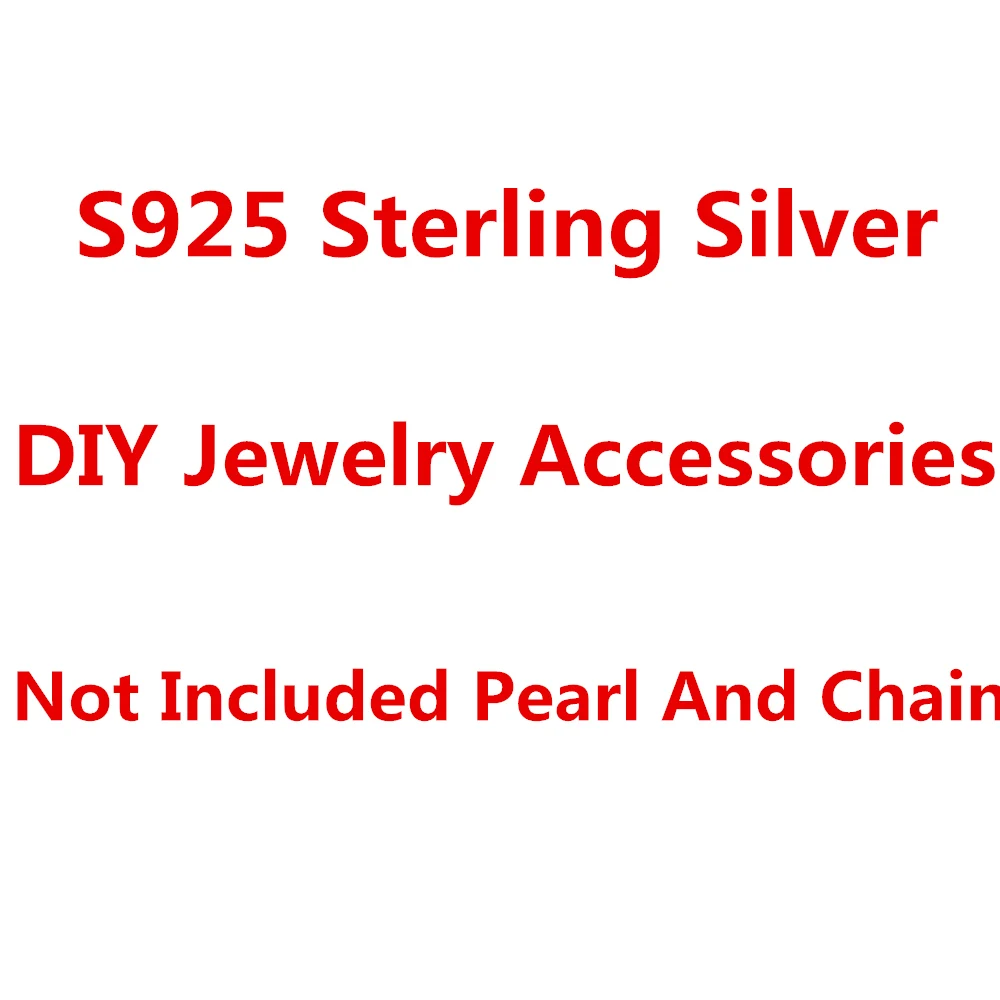 925 Sidabro Žiedas Natūralių Gėlavandenių Perlų Žiedai Be Pearl Reguliuojamas Tuščias Aksesuarai Moterims, Sidabro ir Aukso Spalvos Užsakymą