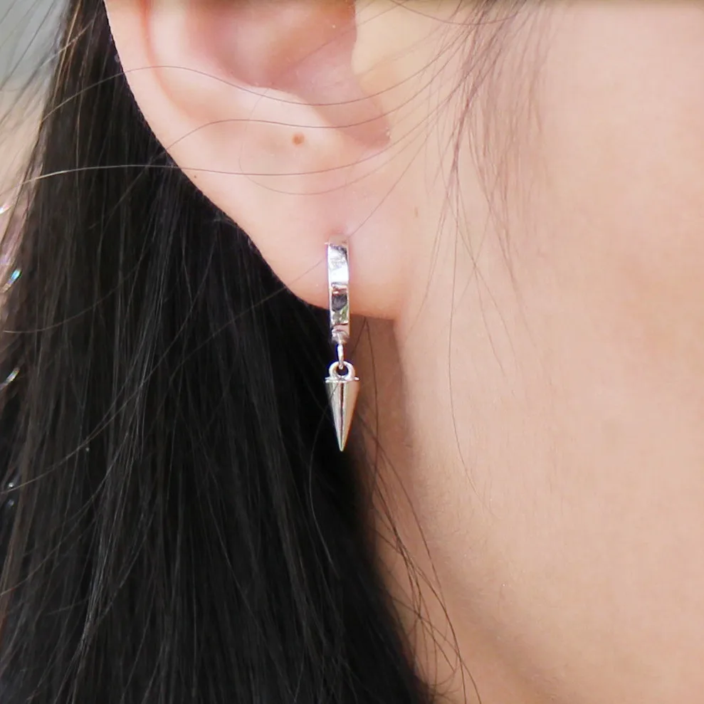 925 sterlingas sidabro auskarai star ausies sagtis klasikinis trumpas lašas auskarai kryžiaus Kūginės asmenybės berniukas mergaitė ausų papuošalai