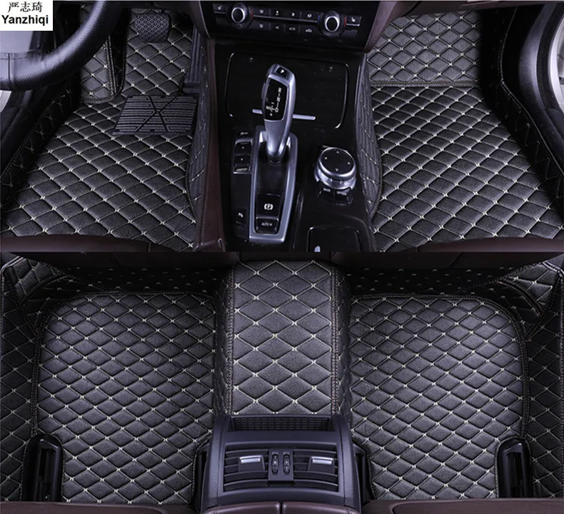 Atnaujinti odos automobilio grindų kilimėliai Nissan Versa / Almera / Saulėta Latio Sedanas 2012 2013-2018 M. Užsakymą pėdų Pagalvėlės automobilių kilimų