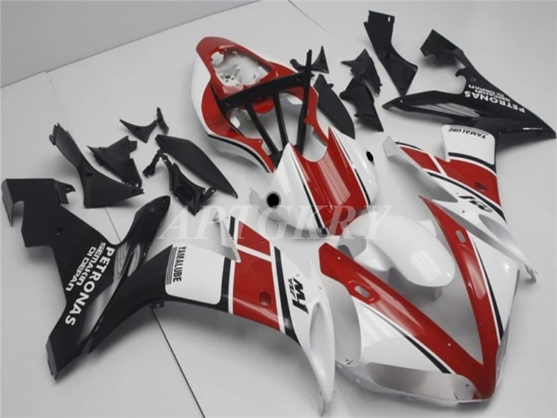 Aukštos kokybės Naujas ABS Motociklą Lauktuvės komplektas Tinka Yamaha YZF R1 2004 2005 2006 YZF-R1 Užsakymą Raudona Balta