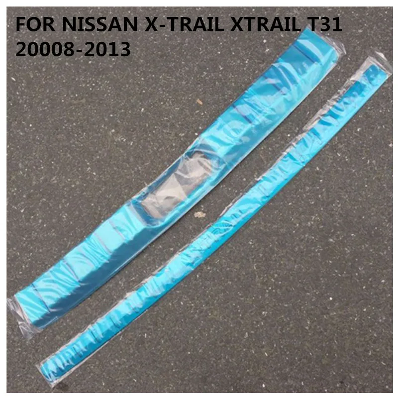 Aukštos kokybės nerūdijančio plieno Nusitrinti Plokštė/Durų Slenksčio ir Galinio buferio apsaugos NISSAN X-TRAIL XTRAIL T31 08-13 ,Automobilio stiliaus