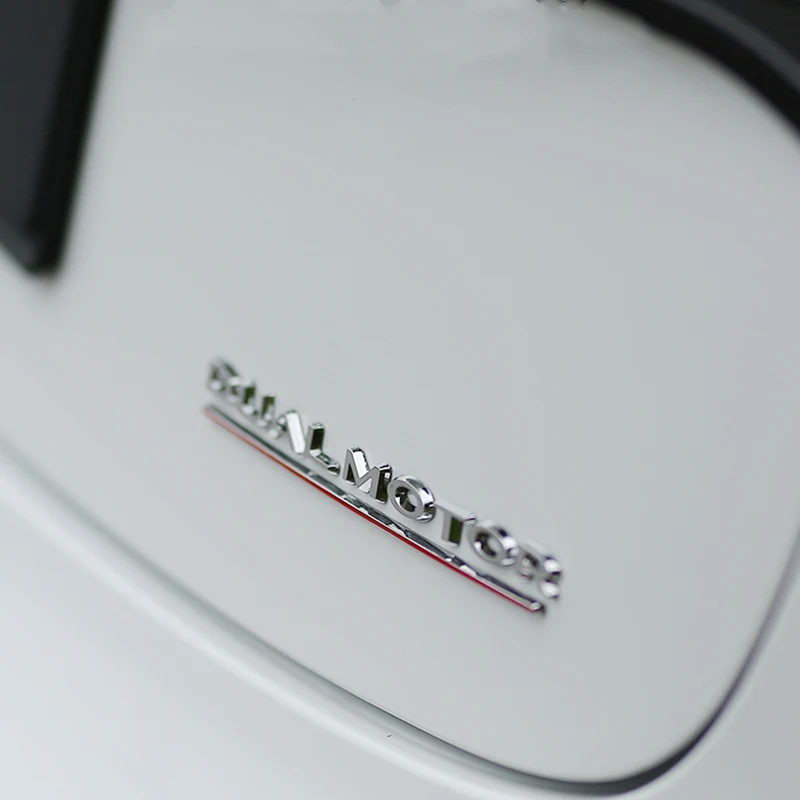 Automobilių Galinis Kamieno Lipdukas DUALMOTOR Aukštos kokybės Logotipas Dekoracija Tesla Model S X 3 Automobilių Stiliaus Pakeitimo Priedai