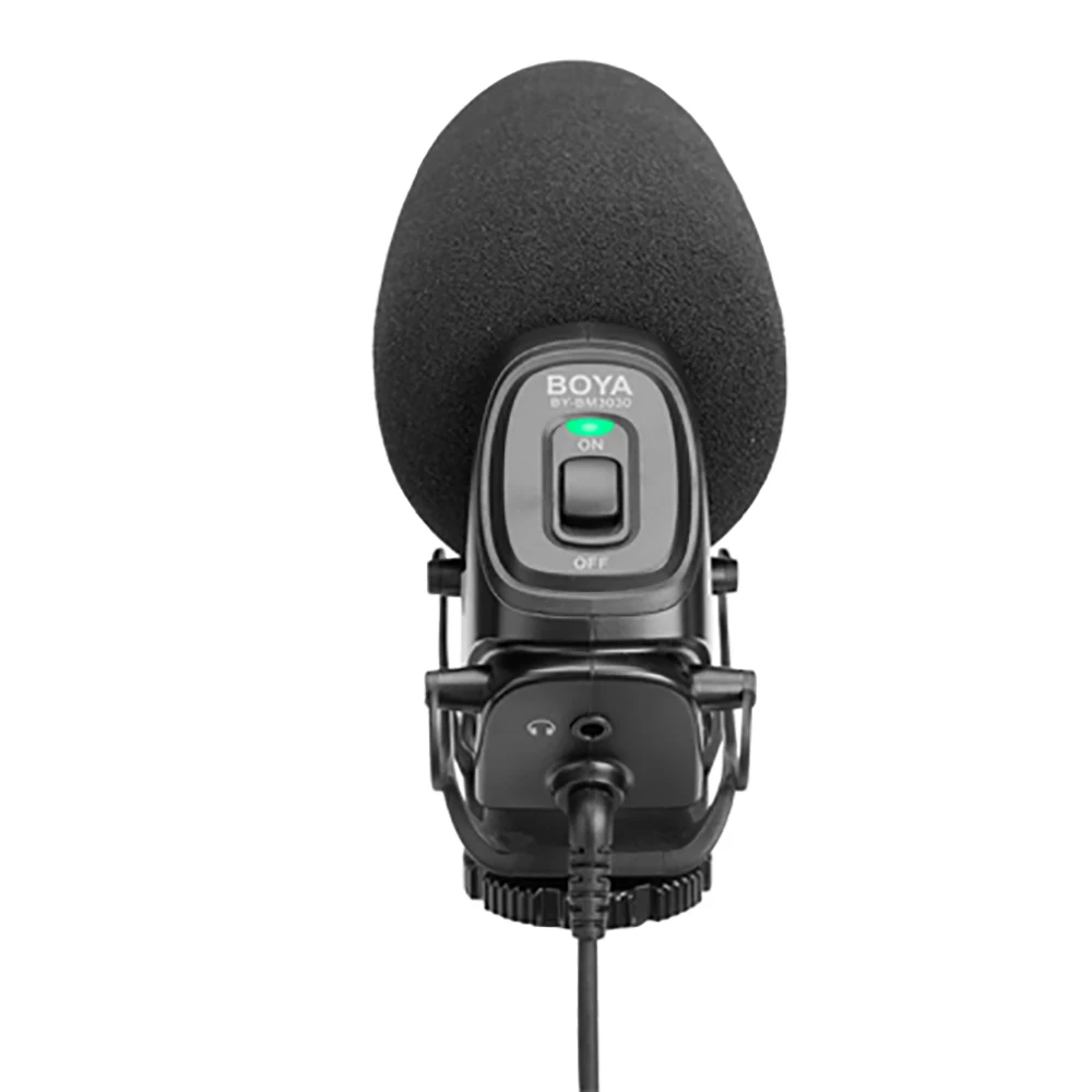 BOYA BM3030 Kondensatoriaus Mikrofonas, Kamera, MIKROFONAS Laidinio 3.5 mm įrašų Studijoje Balso Canon 