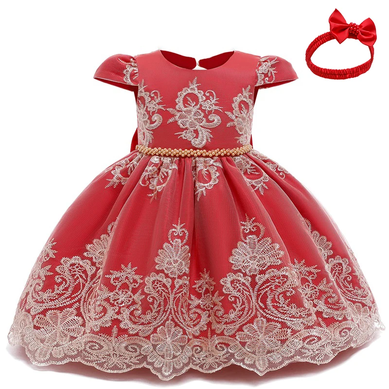 Baby Girl Dress 1 Metų Gimtadienio Suknelė Mergaitėms, Krikšto Suknelė Kūdikių Mergaičių Siuvinėjimo Kalėdų Vestido Infantil
