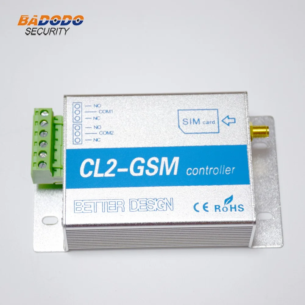 Belaidė GSM SMS Nuotolinio valdymo pultelis CL2 GSM-2 jungiklis 2 relės išėjimo vartų atidarytuvas Barjeras Užrakto Garažo Durų atidarytuvas
