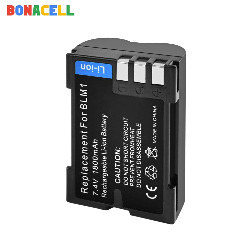 Bonacell 7.2 V 1800mAh Li-ion Fotoaparato Baterija + Kroviklis OLYMPUS BLM1 BLM-1 BLM 1 E-3 E-500 E-30 E-510 E-330 E-520 C-8080
