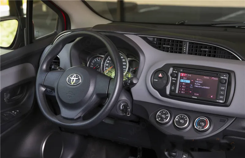 DSP 4+64GB Android 10.0 Ekrano automobilio multimedijos grotuvo Toyota Yaris (2012-m.) automobiliu GPS Navi 