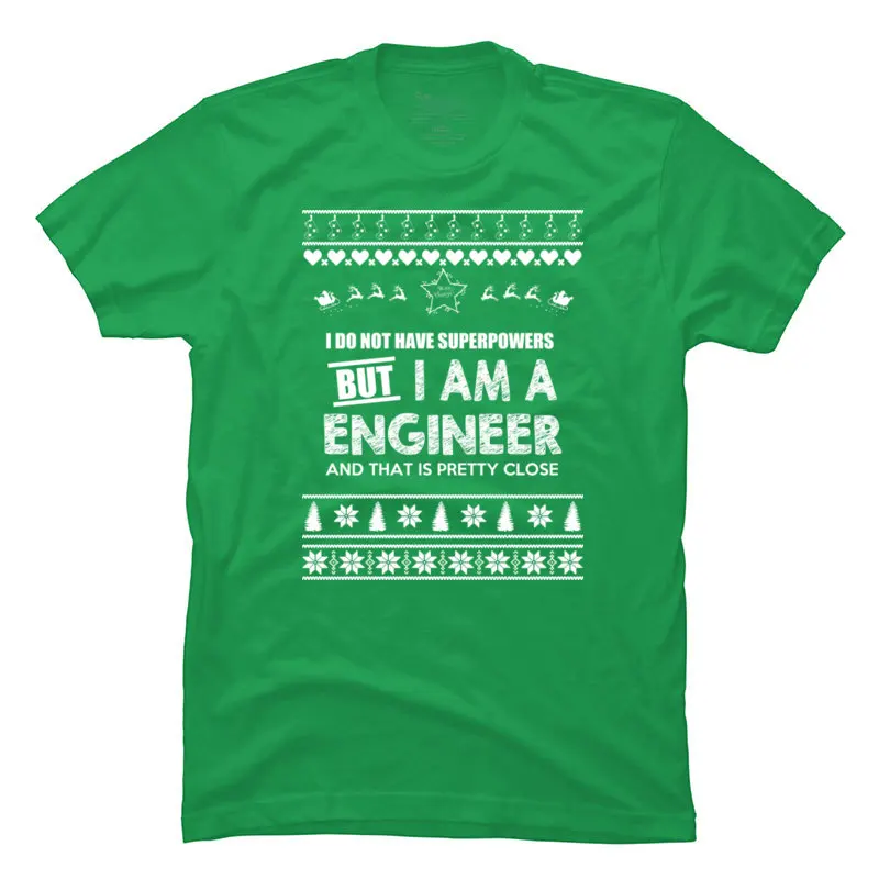 Didelis Nuolaida Mens Tshirts Linksmų Kalėdų Inžinierius Programuotojas JI Atspausdinta Topai Marškinėliai 2019 Naujausias Mados Brand Tee Marškinėliai Raidė