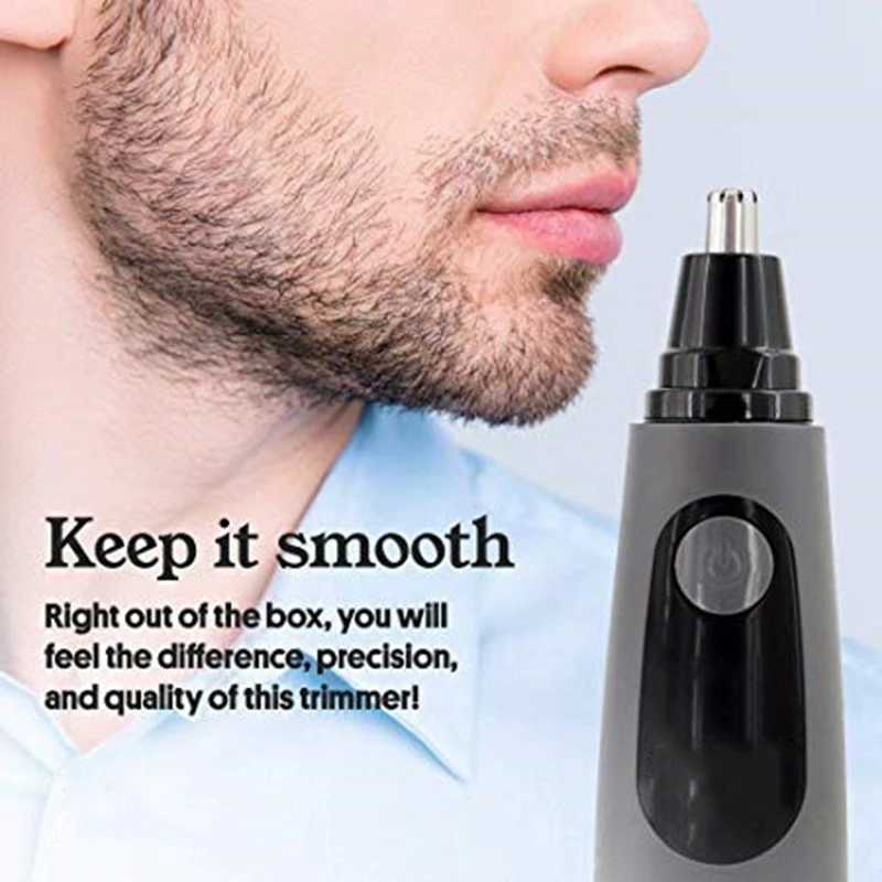 EAS-Profesionalus Vandeniui Nosies Plaukų Žoliapjovės, Vyrų Skutimosi Nosį su LED Žibintai, Juoda