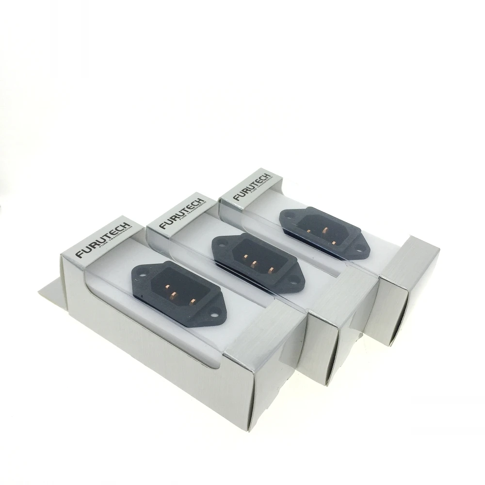 FURUTECH FI-06(G) Grynas Varis IEC Įleidimo AC lizdas Filtras HiFi su energijos vartojimo planą lizdas Originalios pakuotės, dėžutės MATIHUR 3pcs