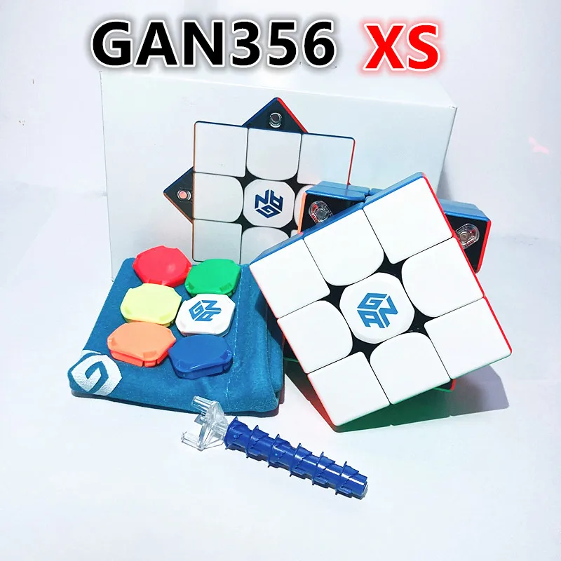 GAN356 XS magnetinio Kubą 3x3 GAN 356 XS Professional Magic kubeliai 3x3x3 Puzzle Žaidimas suaugusiems vaikams Antistress Greitis Kubo Žaislai