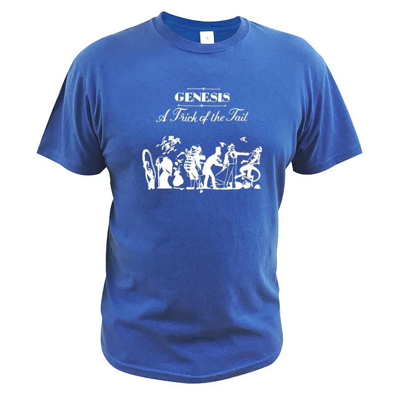 Genesis Marškinėliai Albumą Apgauti Uodegos Marškinėlius anglų Roko grupės ES Dydis Medvilnė, Kvėpuojanti Basic Tee Viršūnės