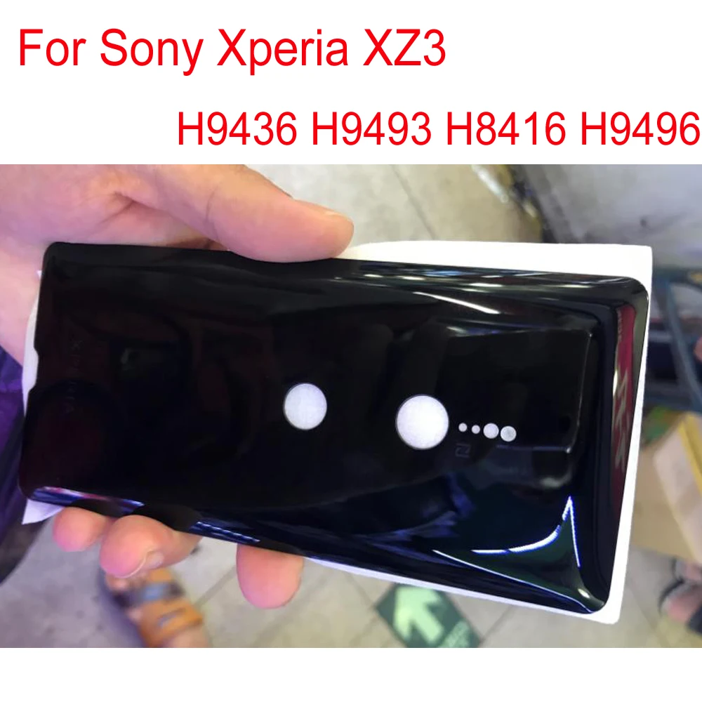 Geriausi Sony Xperia XZ3 H9436 H9493 H8416 H9496 Atgal Baterijos Dangtelis Galinių Durelių atveju Būsto su Kameros Stiklo objektyvas Telefono Apvalkalas