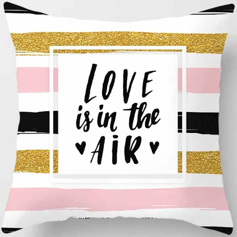 Grožio Rožinė meilė pagalvių užvalkalai dvigubus šonus, modelis aikštėje pagalvių užvalkalai namų derliaus pagalvę padengti 45*45cm