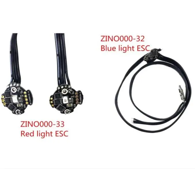 Hubsan Zino H117S RC Drone Quadcopter Atsarginės Dalys ZINO000-83/84/85/86 Rankos su ESC / ZINO000-33/32 ESC Raudonos ir mėlynos šviesos modulis
