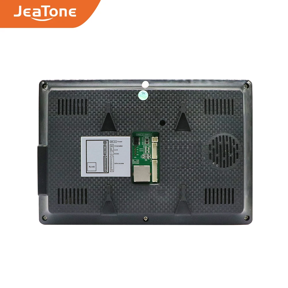 JeaTone 7inch WIFI IP Vaizdo Duris Telefono Ryšio Sistema, 2 Aukštų Butas/8 Zone Alarm Paramos Tuya Smart APP Nuotolinio Valdymo