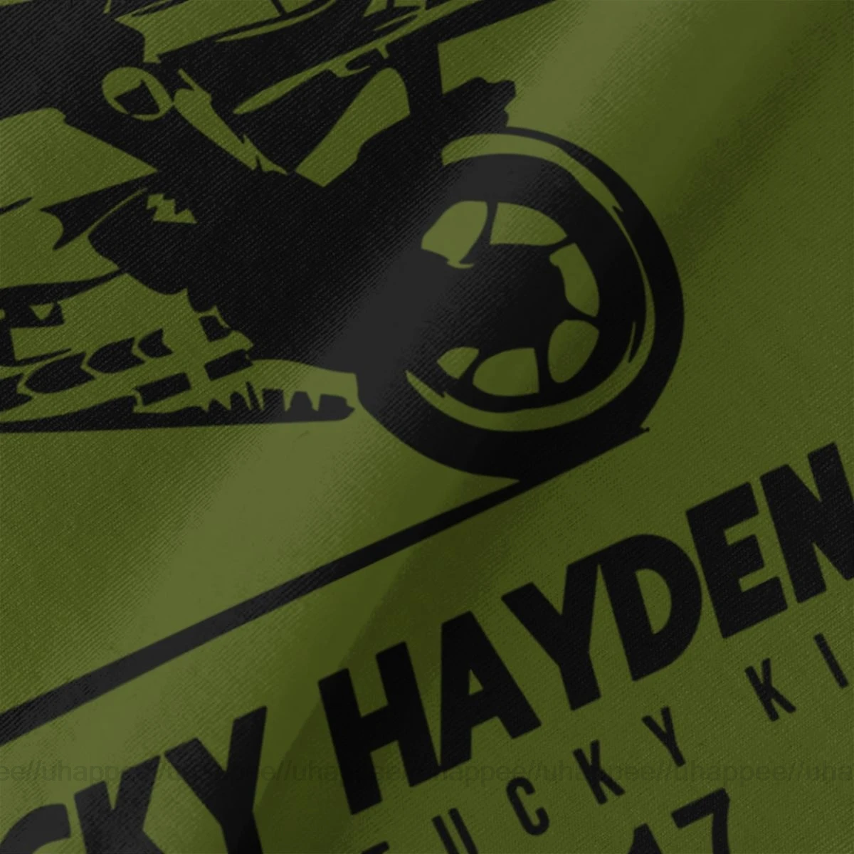 Juokingas Kalėdų 1981 Nicky Haydenas 69 T-Marškinėliai vyriški individualus Spausdinimas trumpomis Rankovėmis Raudona Įgulos Kaklo Tee Marškinėliai
